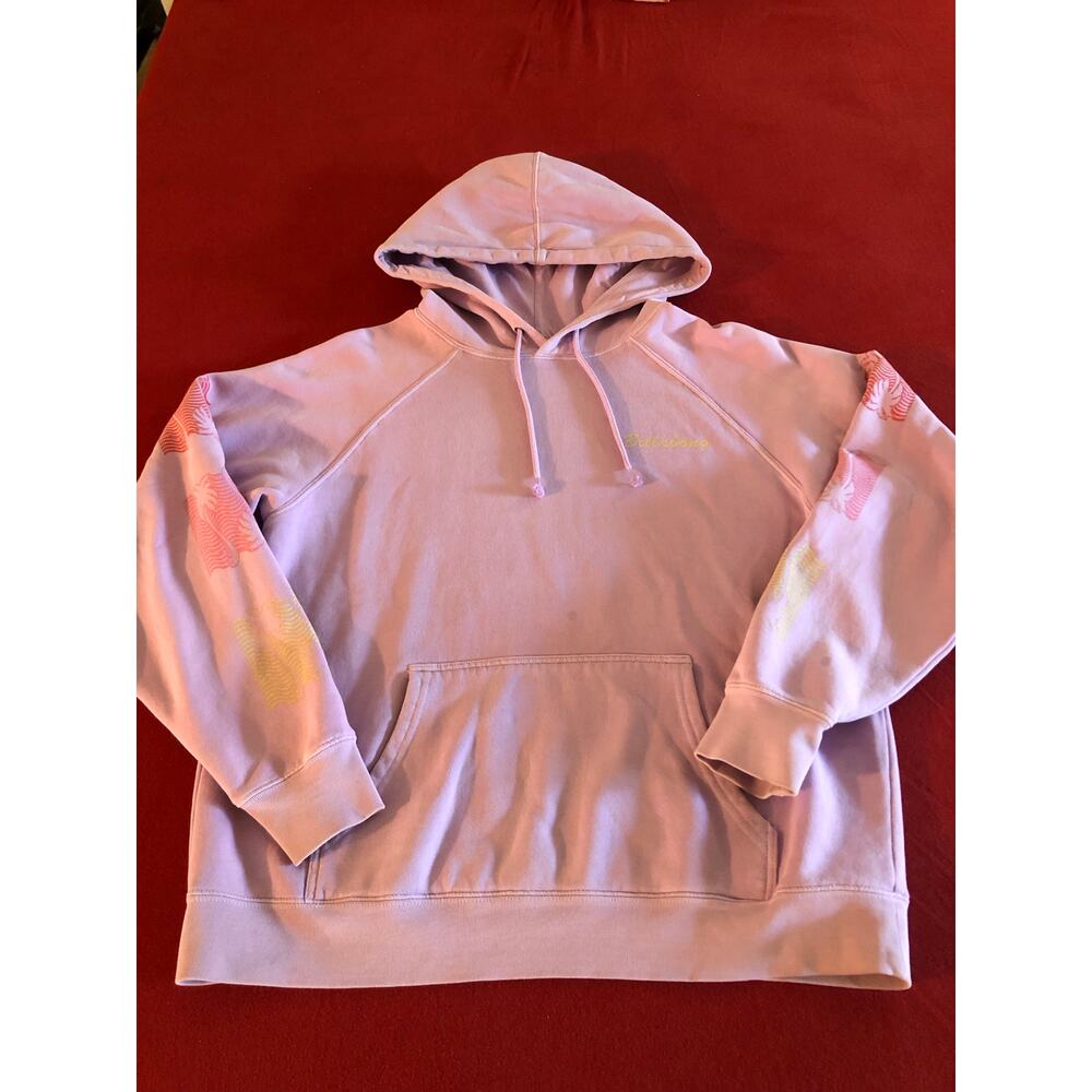 Billabong purple kangaroo pocket hoodie sweatshirt Size L